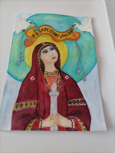 ВЕЛИКДЕНСКА БЛАГОТВОРИТЕЛНА ИНИЦИАТИВА НА УЧАСТНИЦИТЕ В КЛУБ „ДОБРО СЪРЦЕ“, ГР. КУКЛЕН В ПОДКРЕПА НА РЕСТАВРАЦИОННИ ПРОЦЕСИ В ХРАМ „СВЕТИ АТАНАСИЙ АЛЕКСАНДРИЙСКИ“ - Средно училище Отец Паисий, Куклен