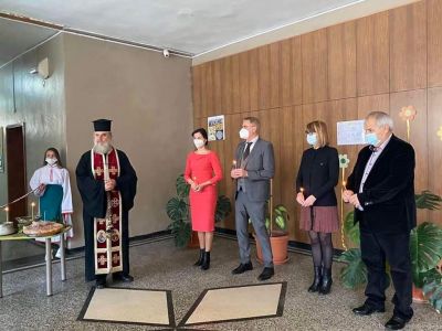 Откриване на специализиран кабинет по природни науки - Средно училище Отец Паисий, Куклен