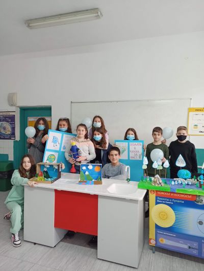 Ден на водата 22 март 2022 година - Средно училище Отец Паисий, Куклен