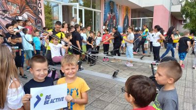 Европейски ден на спорта в училище 29.09.2023г. - Средно училище Отец Паисий, Куклен