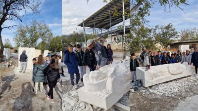 Изнесен урок по изобразително изкуство в четвърти клас - Средно училище Отец Паисий, Куклен