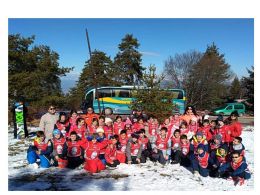 Ски училище през февруари 2018 година - Средно училище Отец Паисий, Куклен