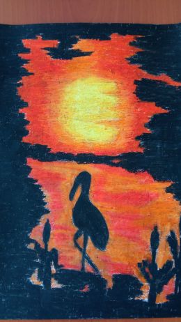 Изложба на Рафаела Панайотова 1 - Средно училище Отец Паисий, Куклен