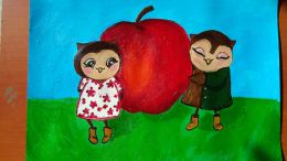 Изложба на Рафаела Панайотова 6 - Средно училище Отец Паисий, Куклен