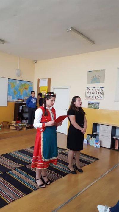 Отклит урок по Български език и литература - 29.03.2019г. - Средно училище Отец Паисий, Куклен