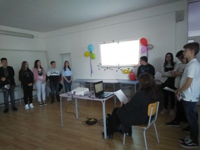 Открит урок по конституция 16 април 2019г - Средно училище Отец Паисий, Куклен