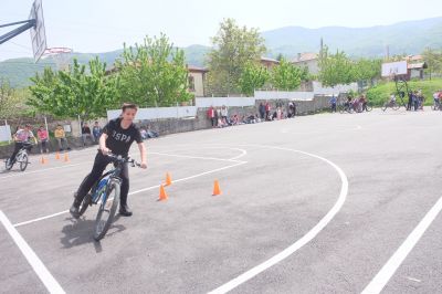 Състезание по БДП "Пазим себе си и другите на пътя" - Средно училище Отец Паисий, Куклен