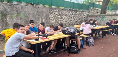 ЧАС ПО ИЗОБРАЗИТЕЛНО ИЗКУСТВО В 6 КЛАС - 7 - Средно училище Отец Паисий, Куклен