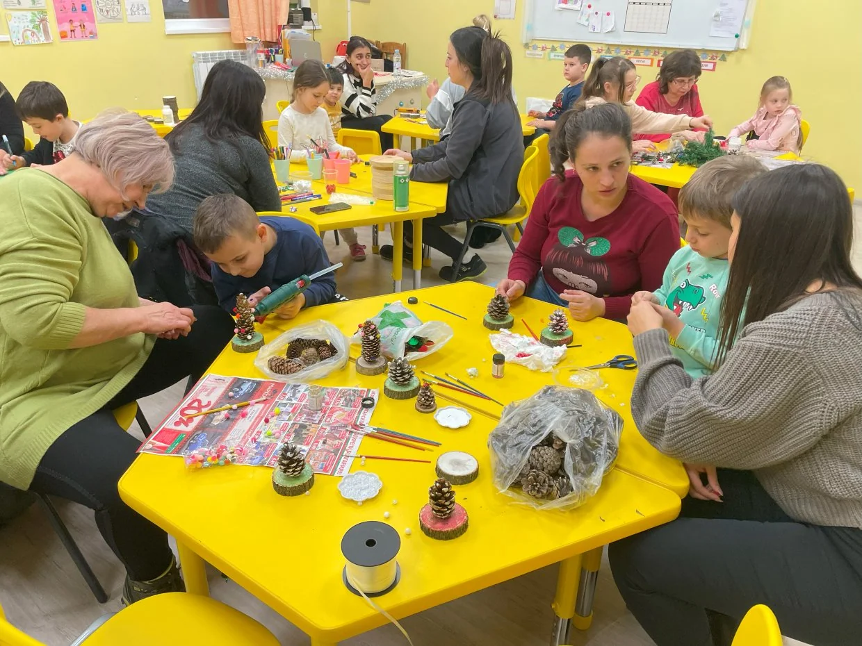 Коледна работилница - Средно училище Отец Паисий, Куклен