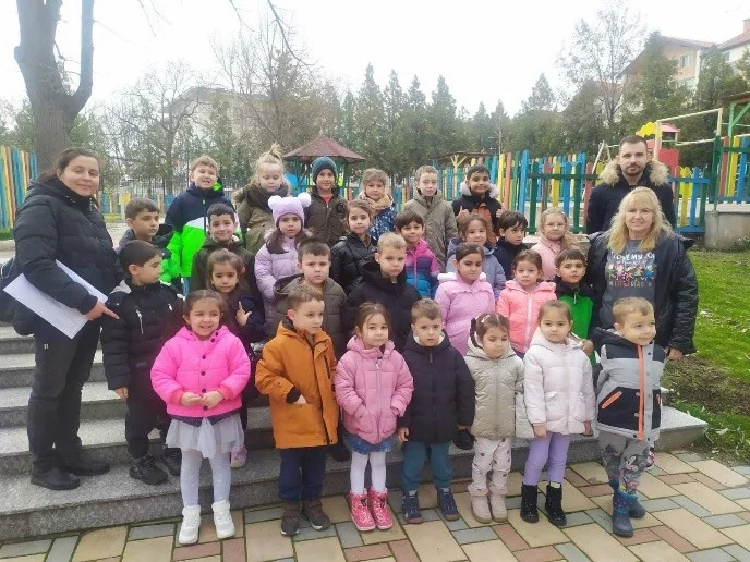 Посещение в ДГ „Усмивка“ – 1.03.2025 - Средно училище Отец Паисий, Куклен