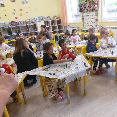 Великденска работилница- 15.04.2025- ПГ ’Б’ - Средно училище Отец Паисий, Куклен